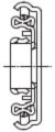 Accuride Teleskopschienen | Auszug 100%, 68 kg, Typ 3932